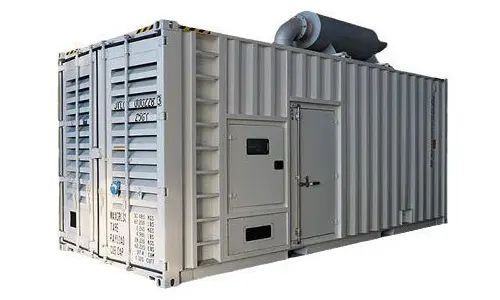 Heavy duty containerized 40ft ISO diesel generator power plant